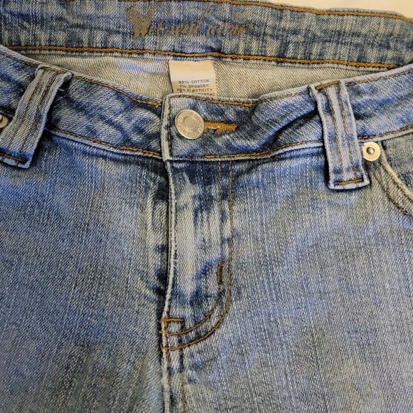 ❣️HP❣️ Wet Seal Vintage Light Blue Jeans Sz: 7 Jr. - Picture 4 of 5